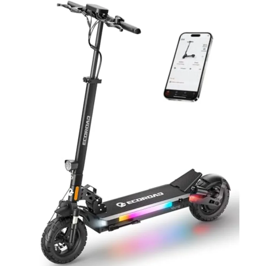

Adult electric scooter for urban commuting and off-road use, aluminum alloy frame, black, 800/1000W motor, 25/31MPH speed, 35/3