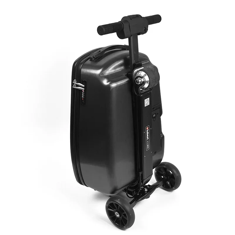 Outdoor Travelling Automatic Ride on Smart Motorized Adult Travel Bag Scooter Luggage Electrical Suitcase with Usb Charging Port