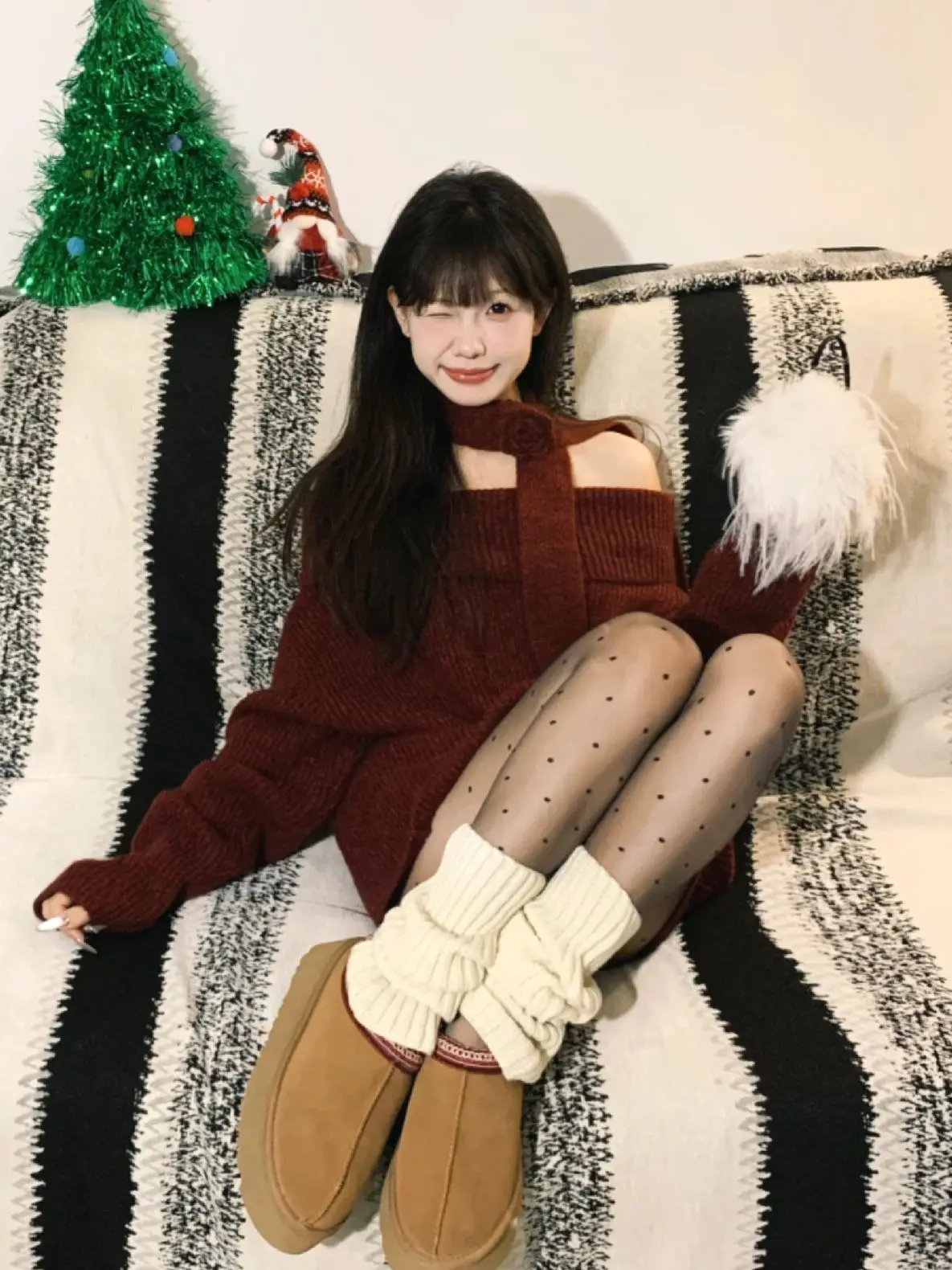 

Свитера Джемперы Пуловеры Женские Новые трикотажные изделия Мериносовый капюшон Сексуальный Y2K OL Профессиональные поездки на работу Леди Элегантный Простой Зимний