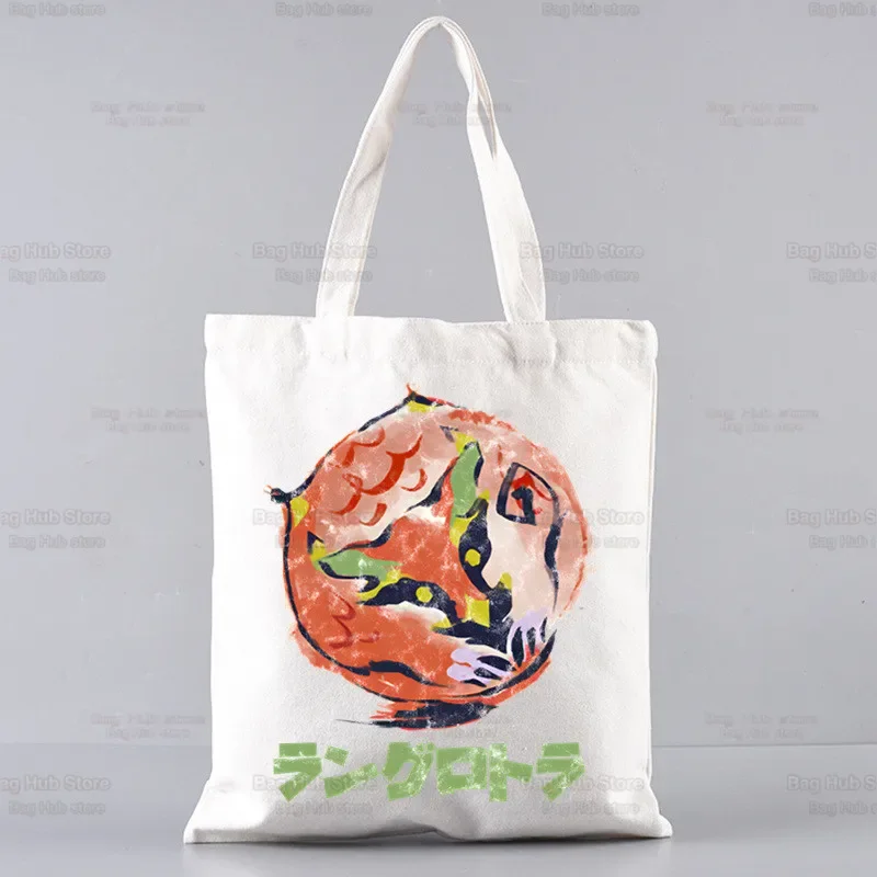 Monster Hunter Game Harajuku Shopping Bag Grocery Shopper Jute Bag Shopping Tote Bag Shoping Reusable Bolsa Compra Sacolas