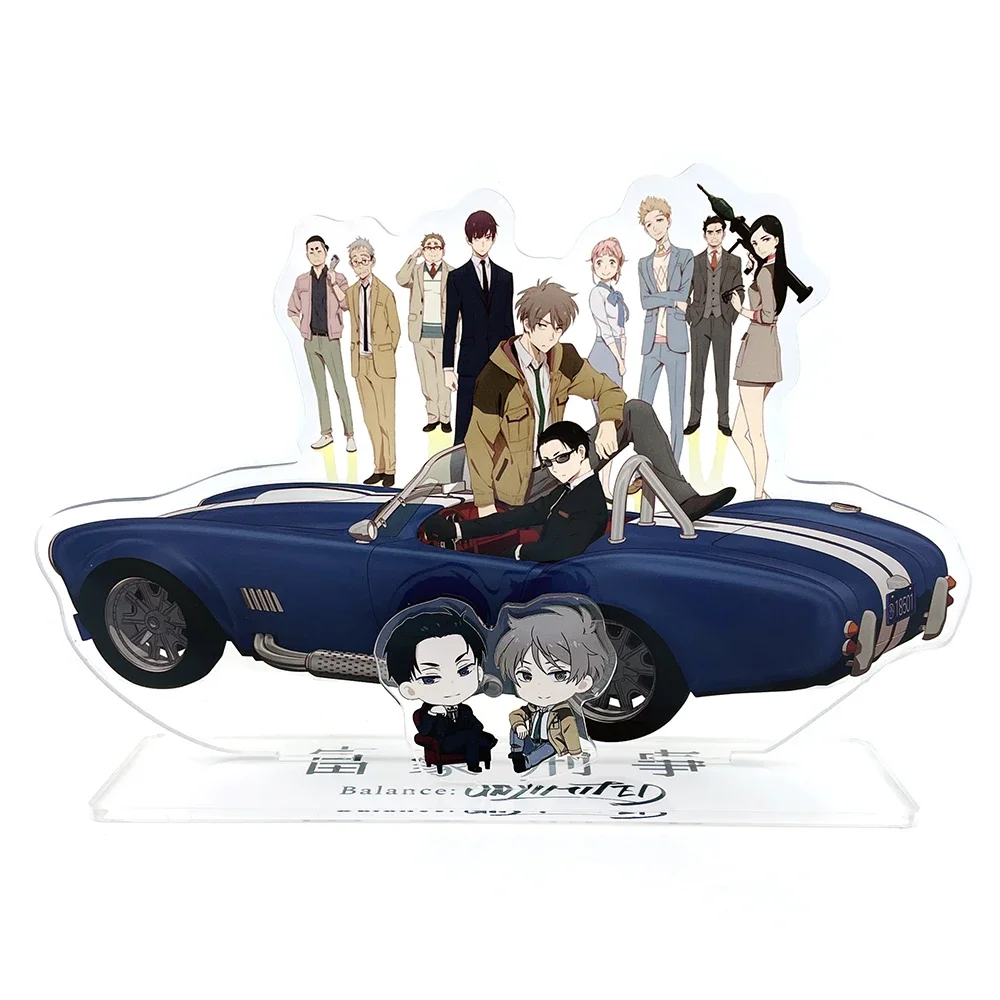 Fugou Keiji Balance Unlimited group Daisuke Haru Suzue Ryou Mahoro acrylic standee figurines desk decoration cake topper