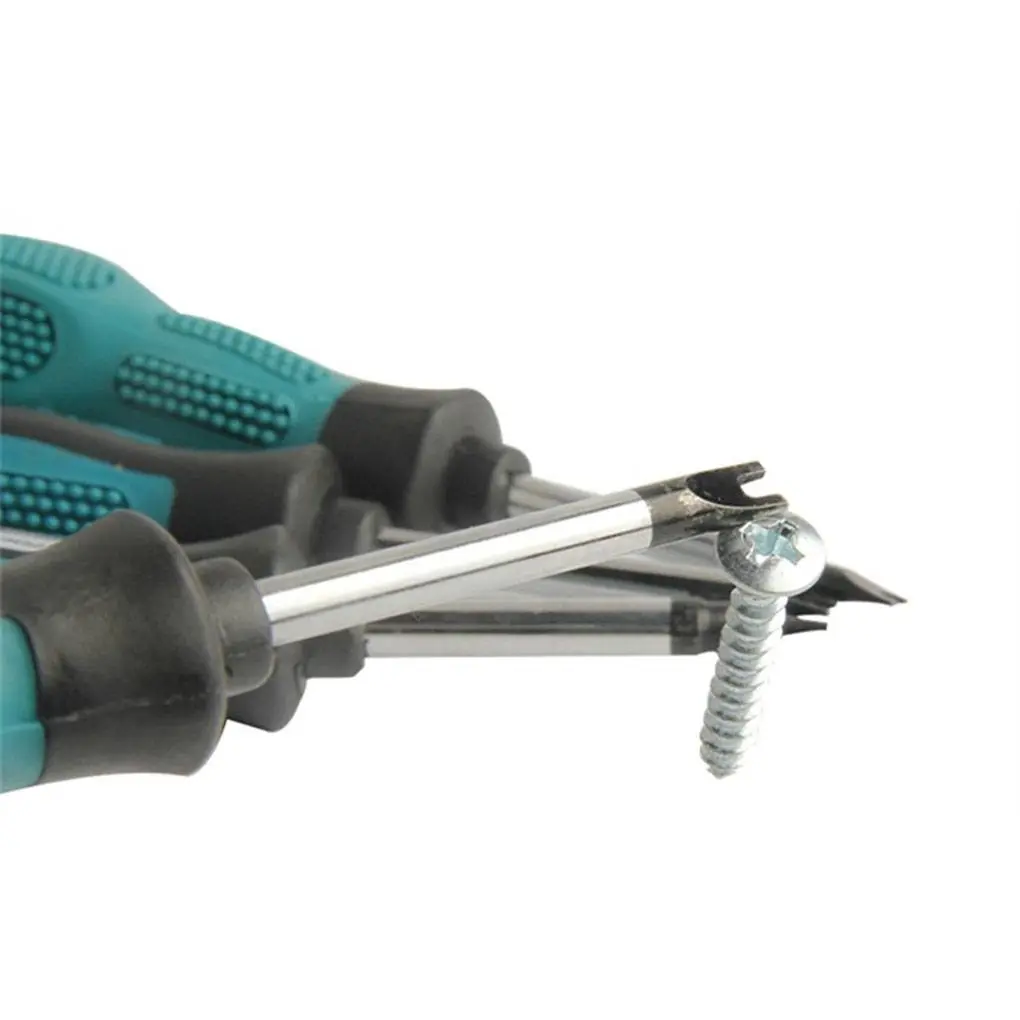 4PCS/Set Screwdriver Set Screwdriver Bits U Fork Type Slotted Screw Driver Repair Hand Tool Screwdriver Bits Kit