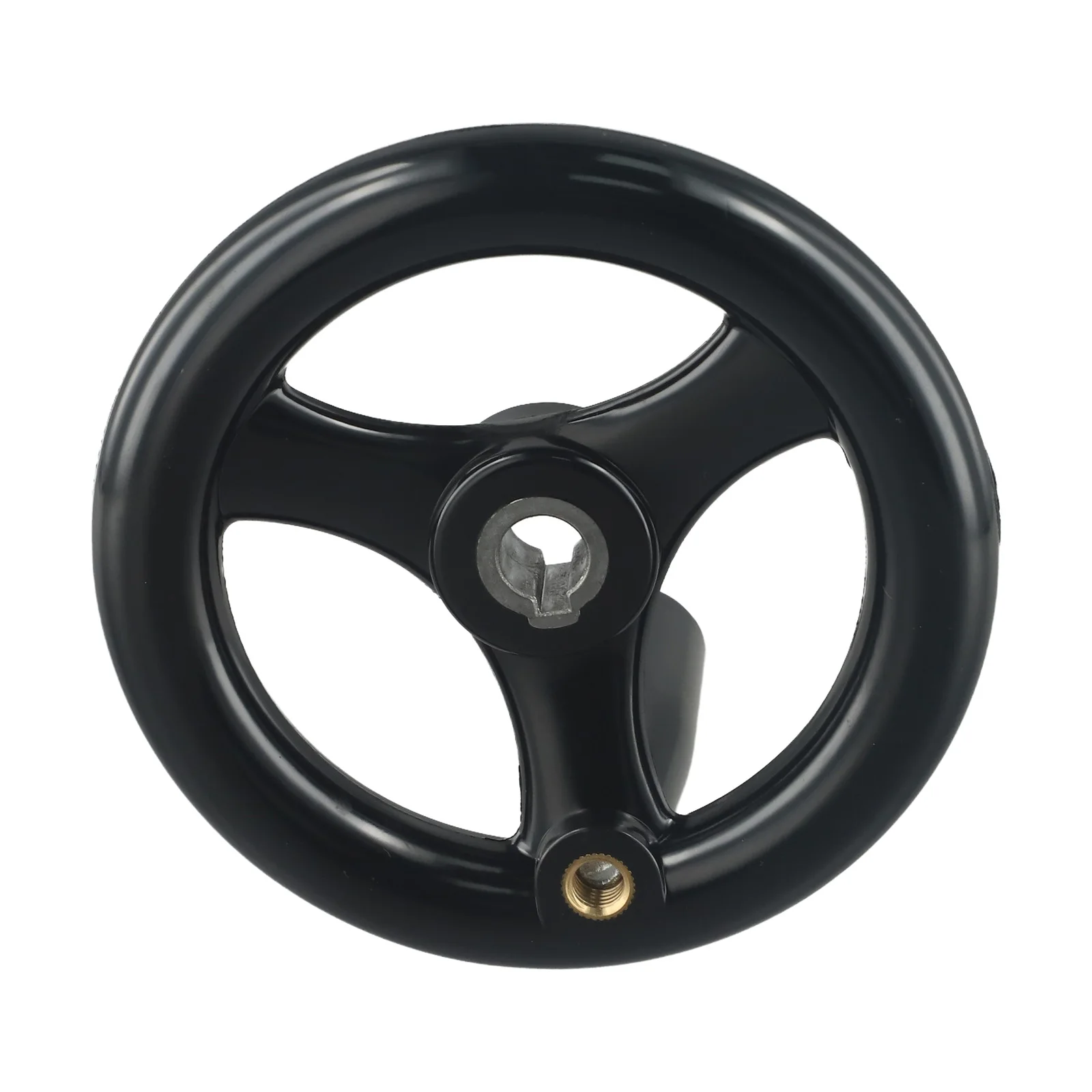 Industrial Handwheel 3 Spoke Hand Wheel Modern Design Practical Removable Handle Screw Holes For Easy Assembly