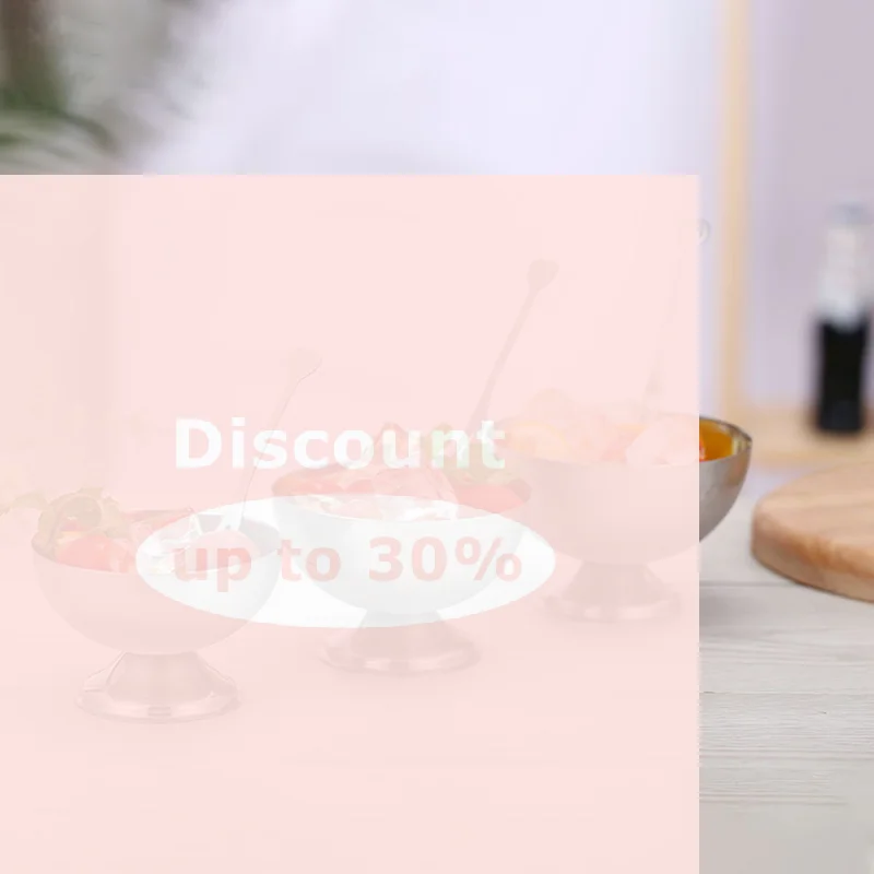[1Pcs 8/10/11cm Ice Cream Cups Salad Bowl Stainless Steel Bowl Dessert Fruit Plate Snack Dish Party Supplies]