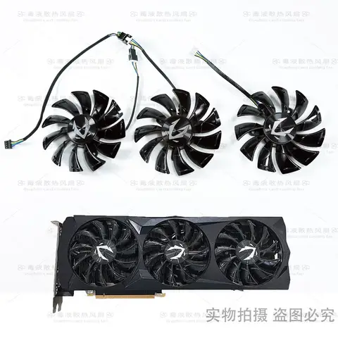 For ZOTAC Zotye RTX 2070 2080 2080 Ti AMP Version Graphics Card Cooling Fan GA92S2U