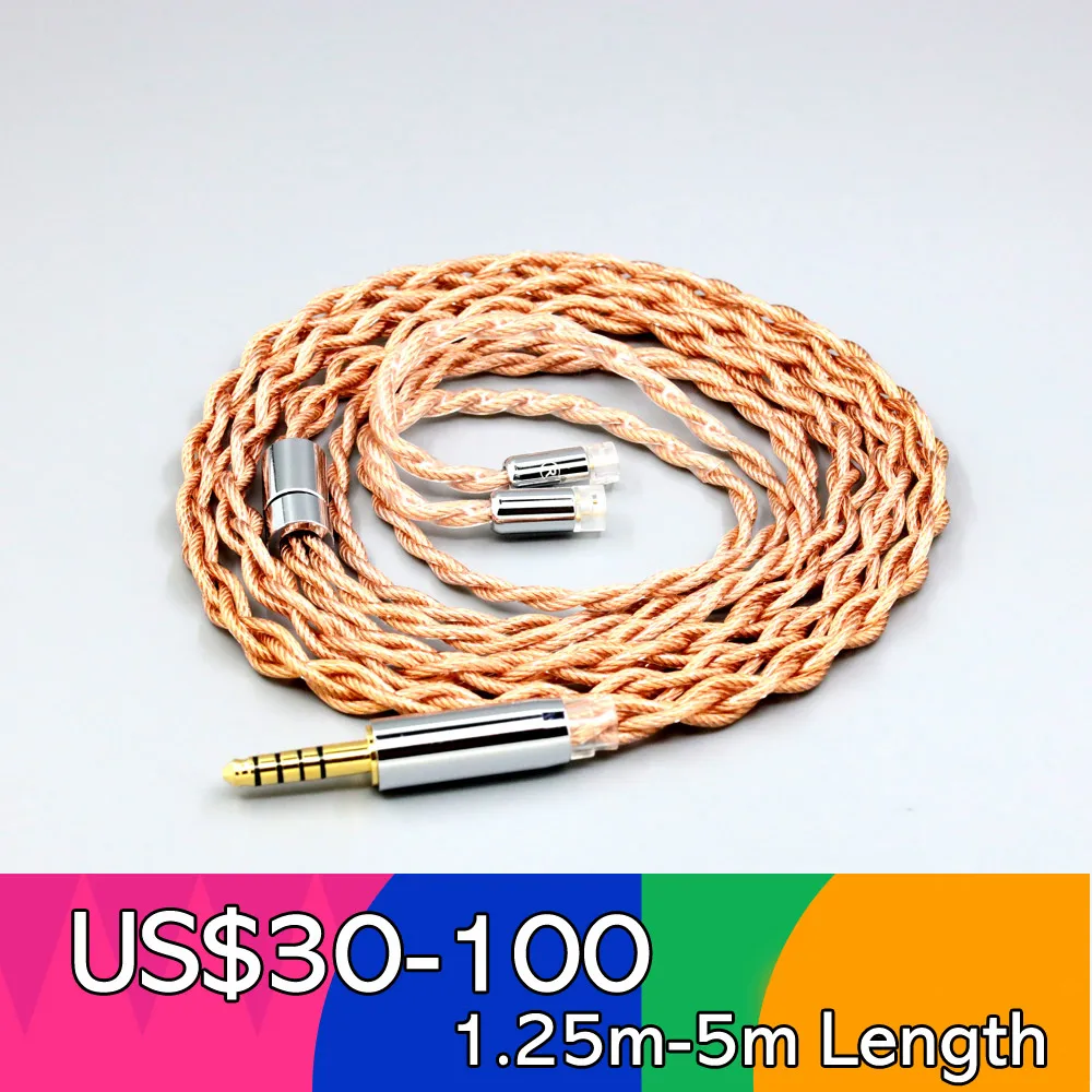 

Graphene 7N OCC Shielding Coaxial Mixed Earphone Cable For Sennheiser IE8 IE8i IE80 IE80s Metal Pin LN007759