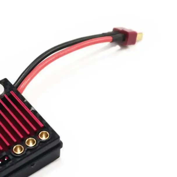 45A Brushless ESC Speed Controller 2S 7.4V LiPo, Electronic RC Car ESC with Cooling Fan for 2838 2840 2845 Motor