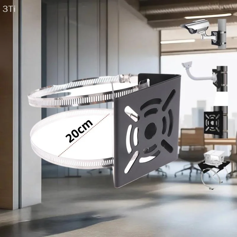 Soporte de poste de unión universal versátil para soporte trasero de videocámara y soporte de farola.