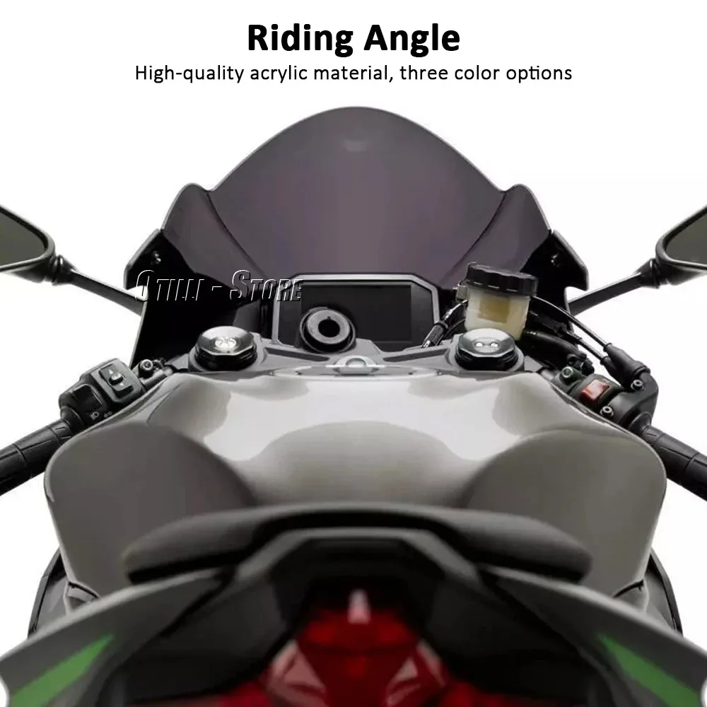Windscreen Windshield For Kawasaki NINJA ZX6R ZX-6R ZX 6R Ninja 2026 2025 Motorcycle Wind Deflector Double Bubble Wind Screen