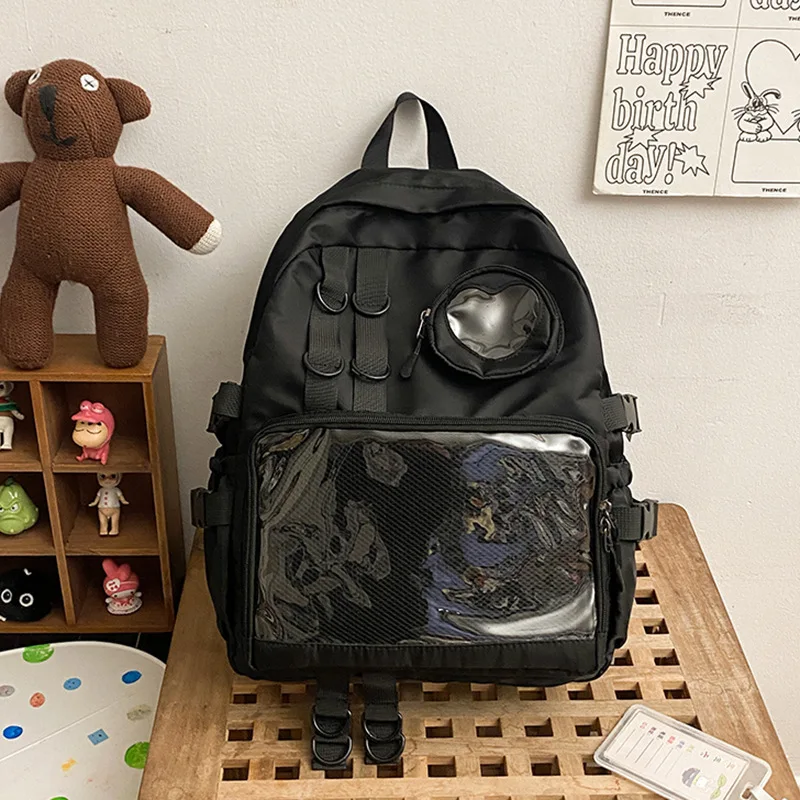 New Large-capacity Backpack with Dual Straps, Versatile and Casual Student Schoolbag, Fashionable and Versatile Travel Bag