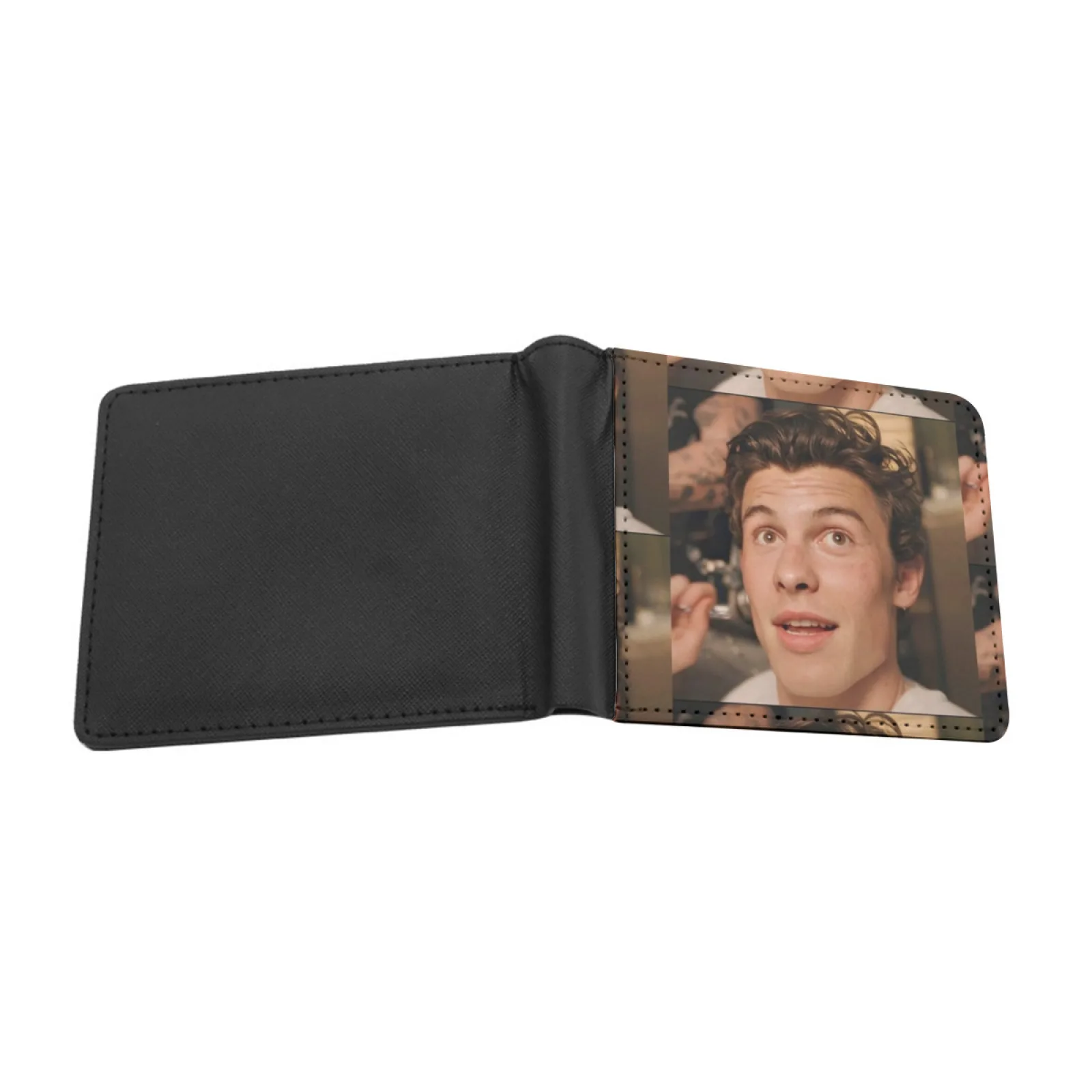 Baby Angel Shawn Mendes Men's Wallet Pu Leather Wallet Multifunction Credit Card Purse Shawn Mendes Shawn Mendes Muffin Baby