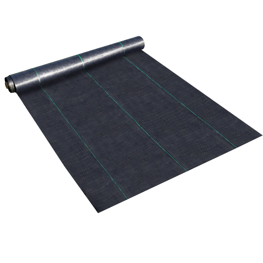 

6FTx300FT Premium Weed Barrier Fabric Heavy Duty 3.2OZ, Woven Weed Control Fabric, High Permeability Good for Flower Bed, Geote
