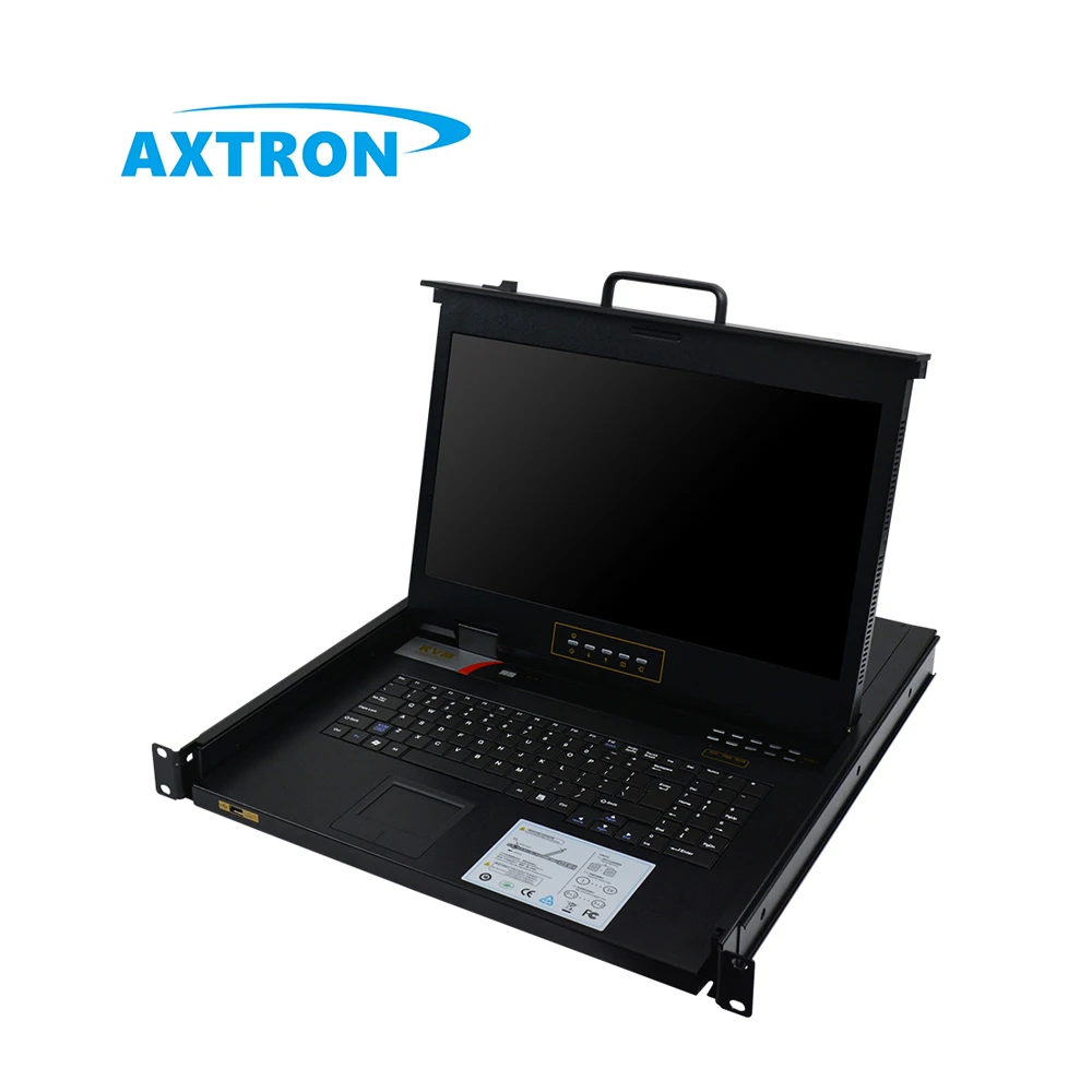 1U Rack Mount Drawers Console With Hotkey OSD Control 4/8/16 Port 1080P HD 17/19 Inch LCD Kvm 8 Port VGA Switch Products Stock