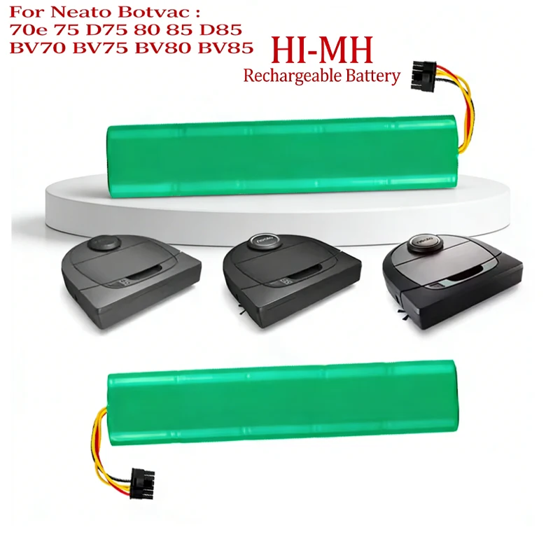 

12V 8000mAh D7000/D7500/D8000/D8500 d75 D80 D85 70e 75 80 85 D865 Vweeper Robot Battery NI-CD/MH