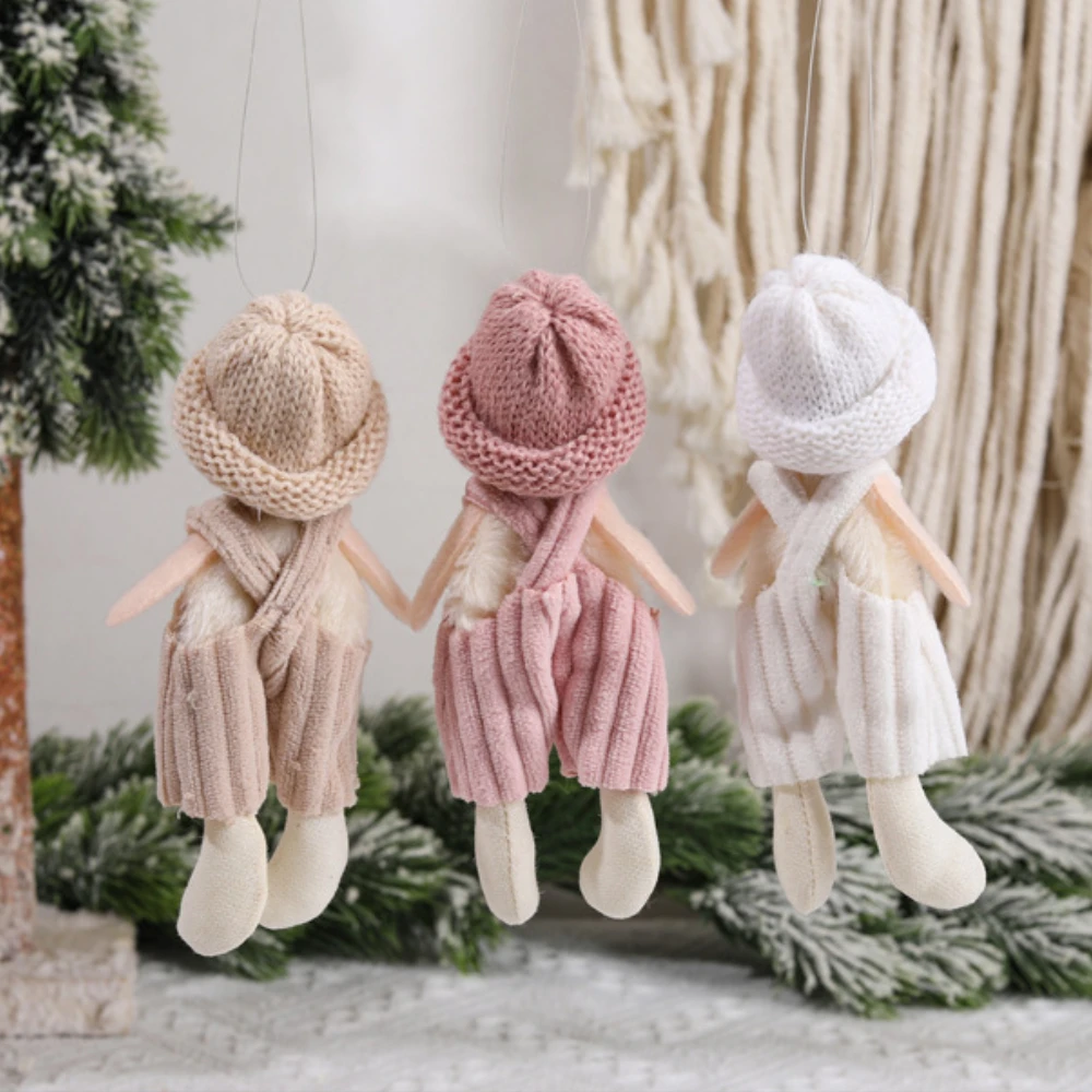 السنة الجديدة 2024 دمية الملاك عيد الميلاد شجرة عيد الميلاد الديكور عيد الميلاد الحلي المعلقات معلقة ناتال نافيداد 2023 هدية عيد الميلاد