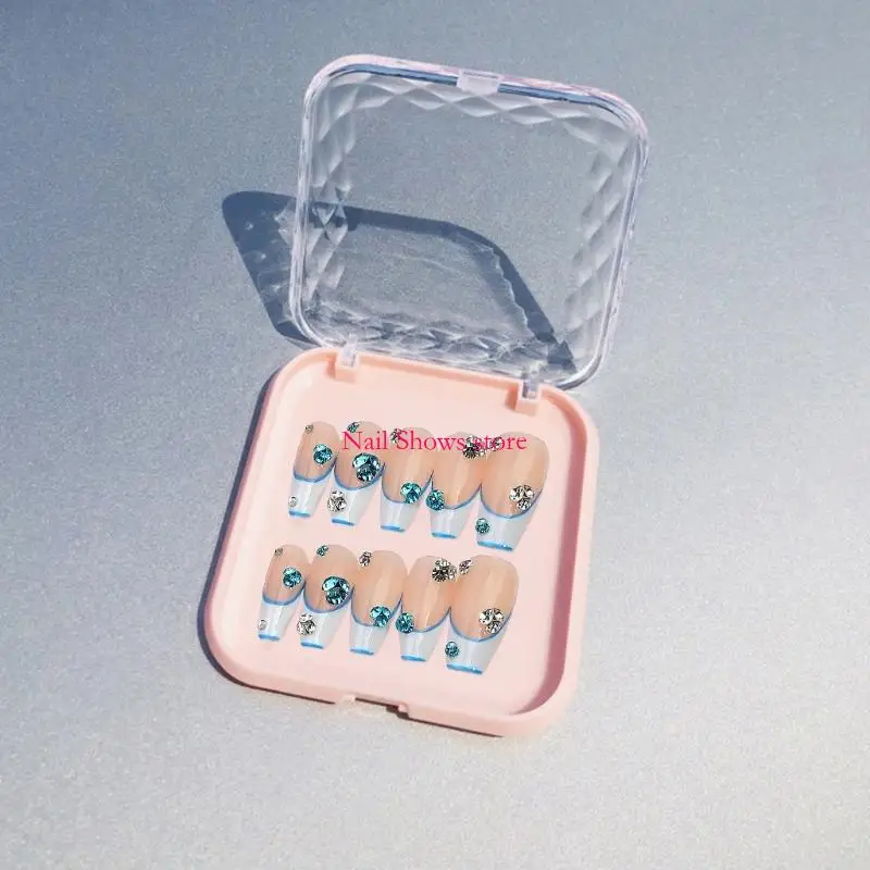 

E0BC High-End Wear Square Transparent Plastic Storage Box Jewelry Case Delicate Container Tools