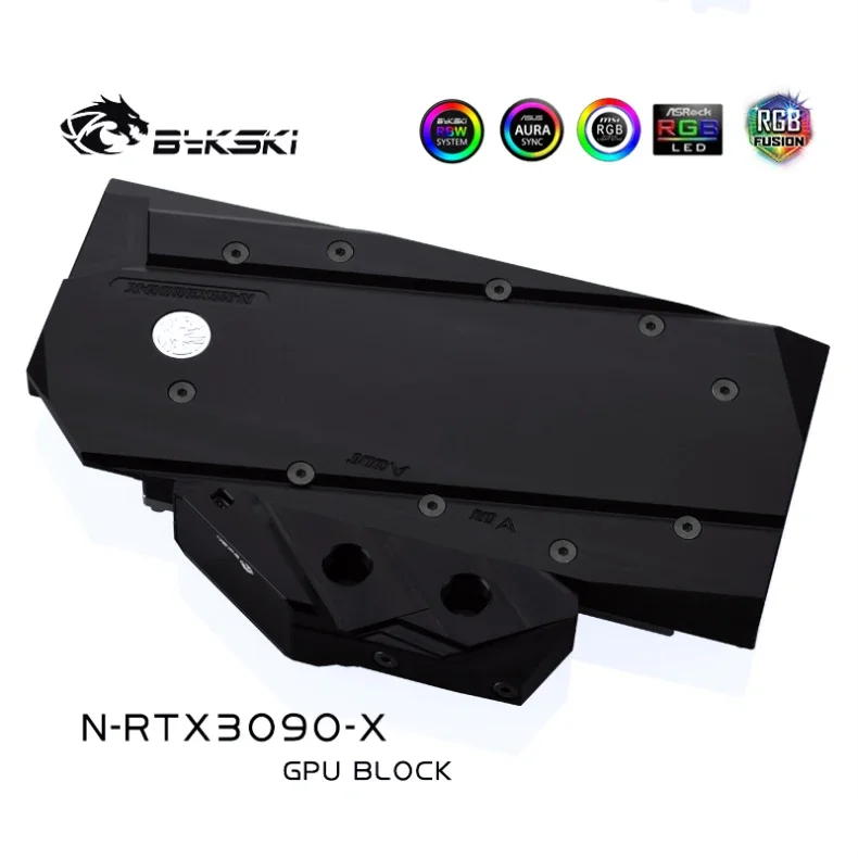 

Bykski Water POM Block use for nVIDIA RTX3080 3090 Reference Edition GPU Card / Copper Block / Backplate