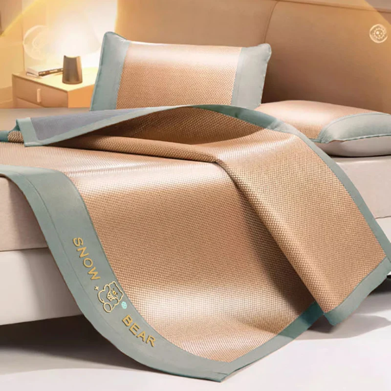 Summer cooling mattress kit baby couple cool sleeping mat ice cold feeling sheet 150 single double folding bed protection pad