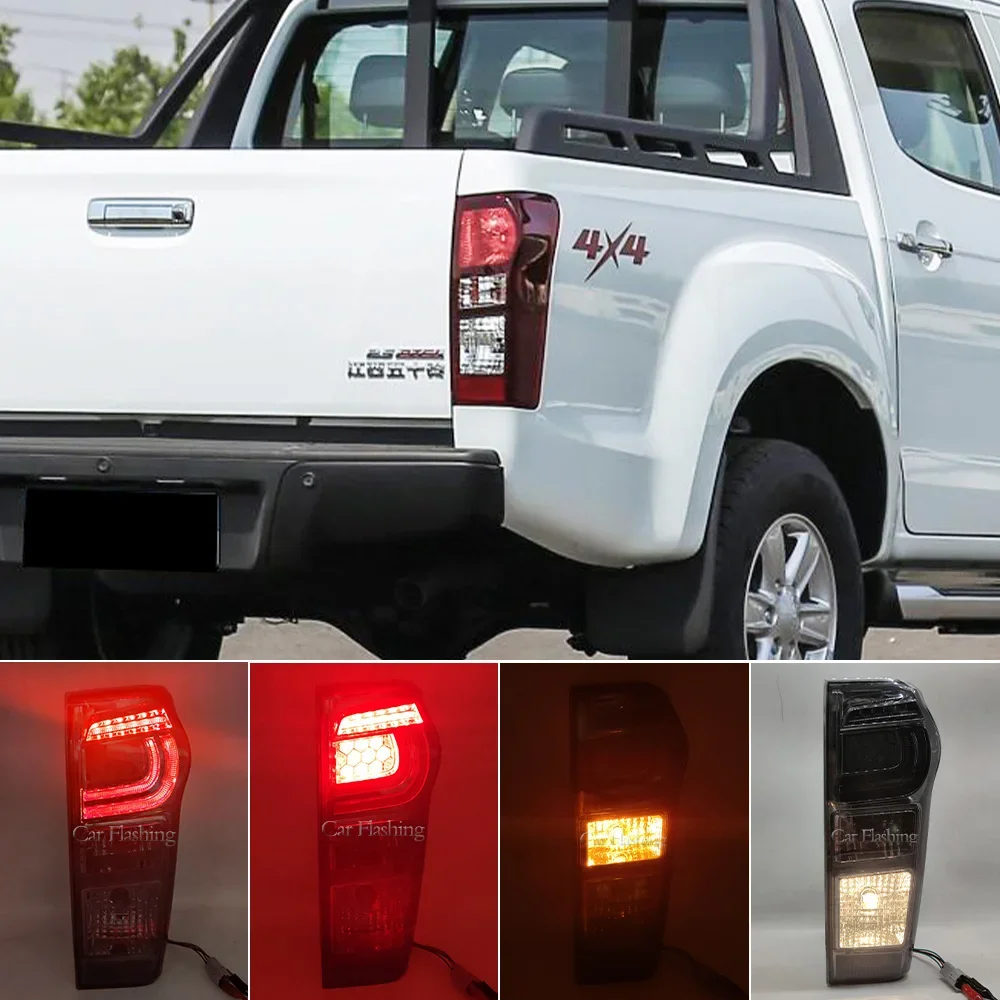 

For Isuzu pickup truck DMAX Ruimai Lingtuo Thai version Hong Kong version rear tail light assembly modification LED