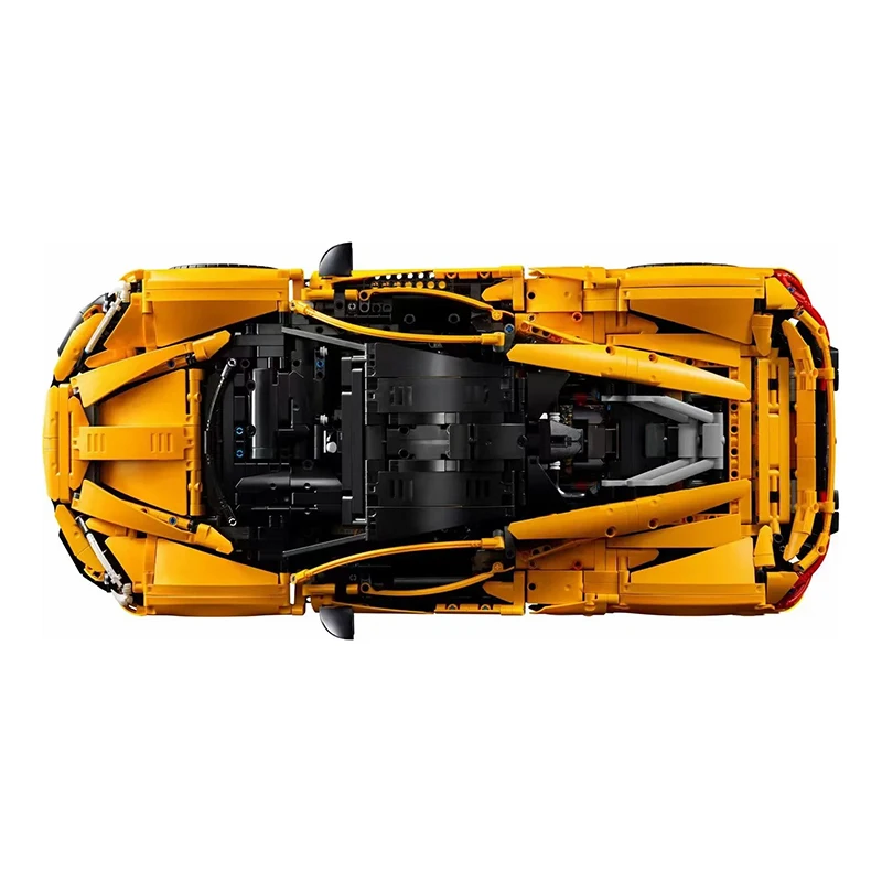 3893 Elementy Techniczne Klocki Konstrukcyjne Super Samochód Wyścigowy 1:8 Sportowy Samochód Klocki Zestaw Zabawek Model Ozdoba Prezent dla Dzieci Zabawki dla Chłopców