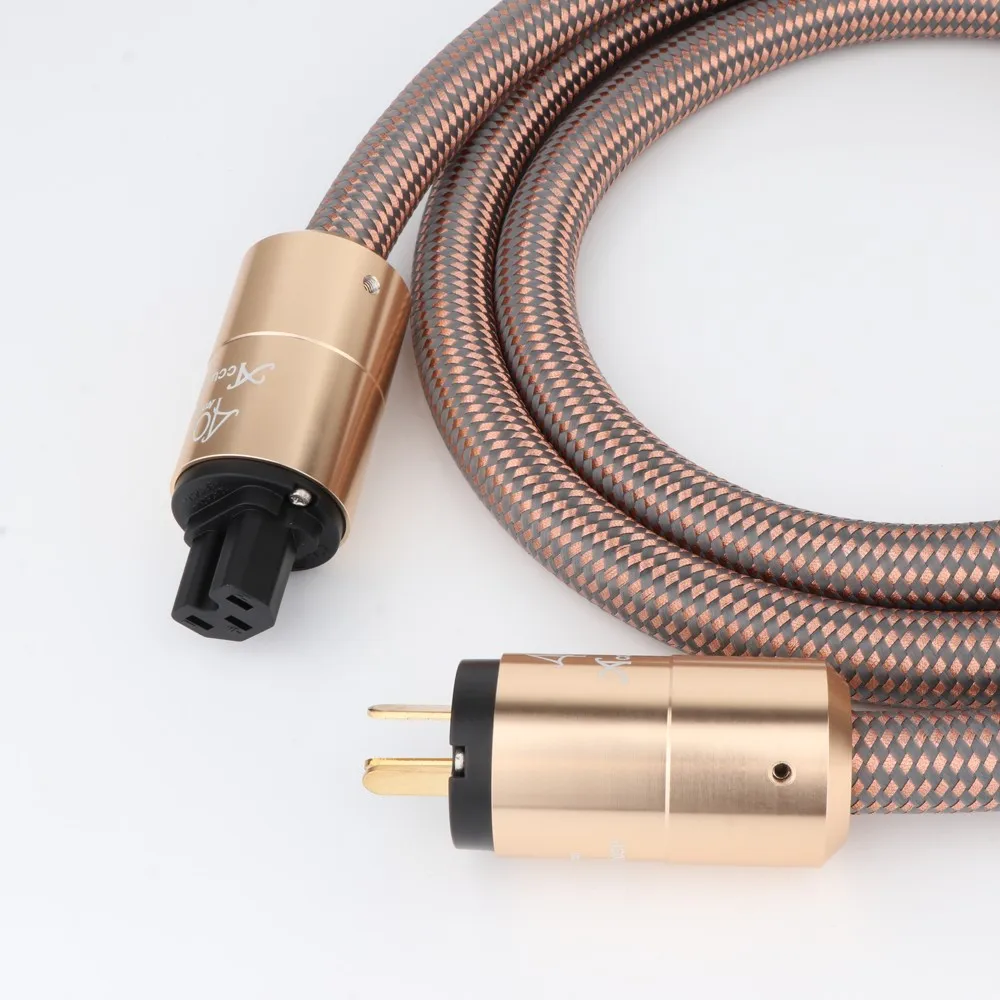 

HI-End Accuphase Power Cord EU/AU Power Cable Australian Standard Power Cable Schuko CD Amplifier AC Mains Power CableEU Schuko