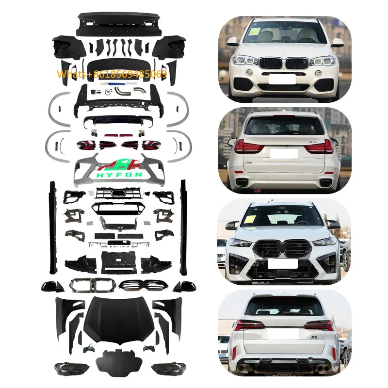 Hot sale  X5 F15 2014-2018 to 2024 G05 F95Lci X5M Body Kits Bumpe  s Fende Old to New Models
