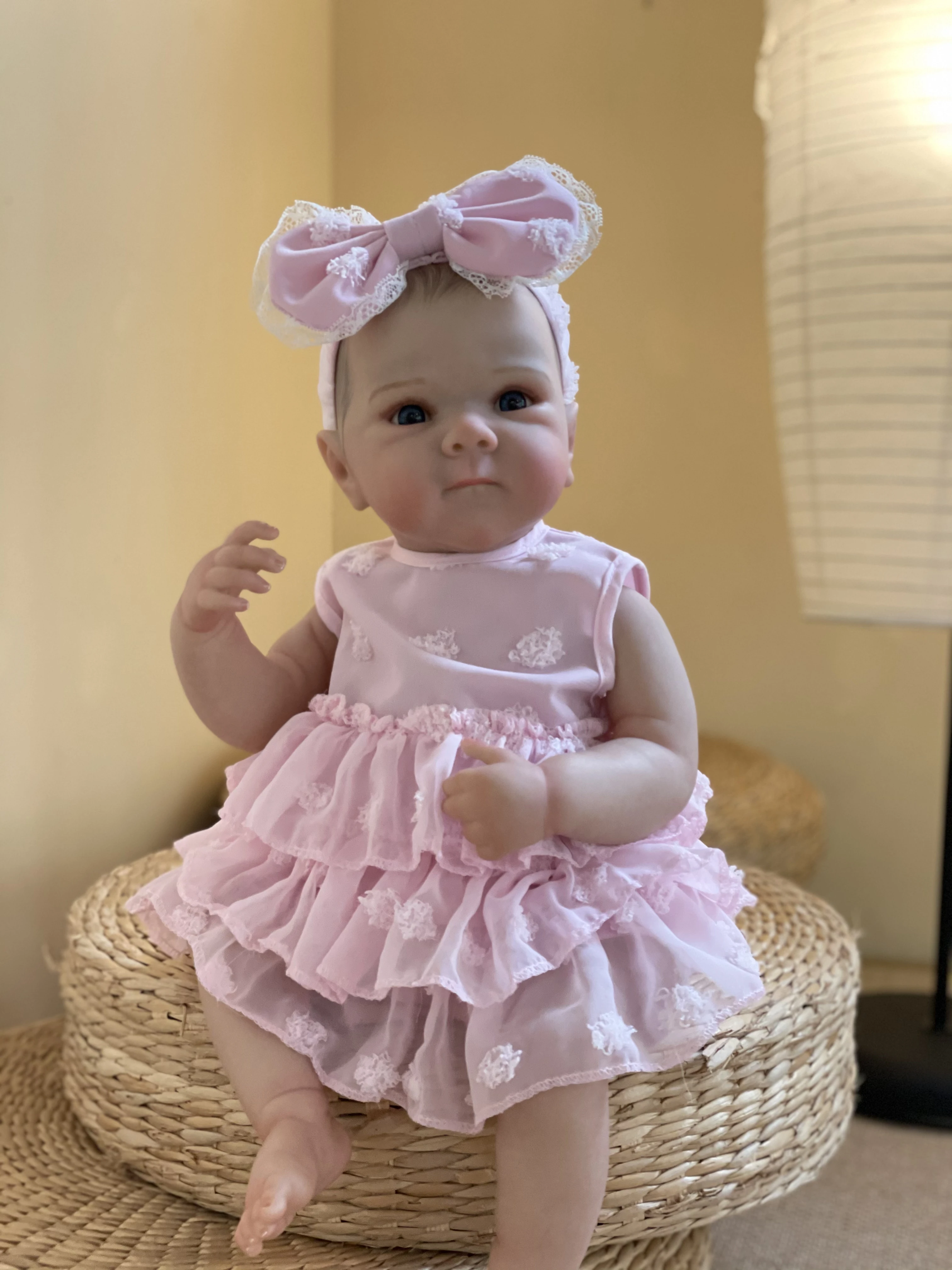 18 pollici Bettie Full Body Vinyl Girl Lavabile Reborn Baby Doll con capelli realistici dipinti Bebe Reborn Giocattoli di Natale