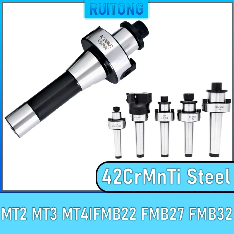 MT2 MT3 MT4 FMB22 FMB27 FMB32 FMB40 Morse FMB Tool Holder Face Milling Machine Tool Holder Cnc Hanger BAP 300R 400R 50mm 63mm