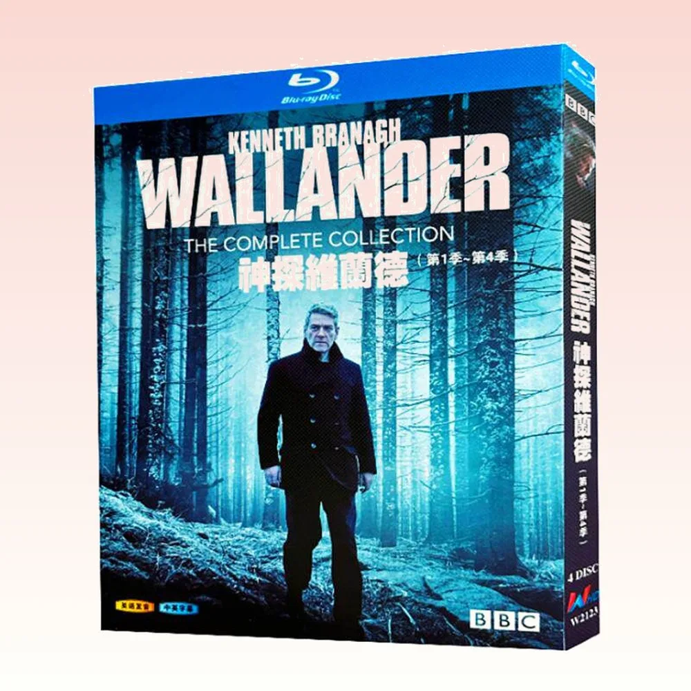 Blu-ray Ultra HD BBC Wallander: Сезоны 1–4, коллекционный набор