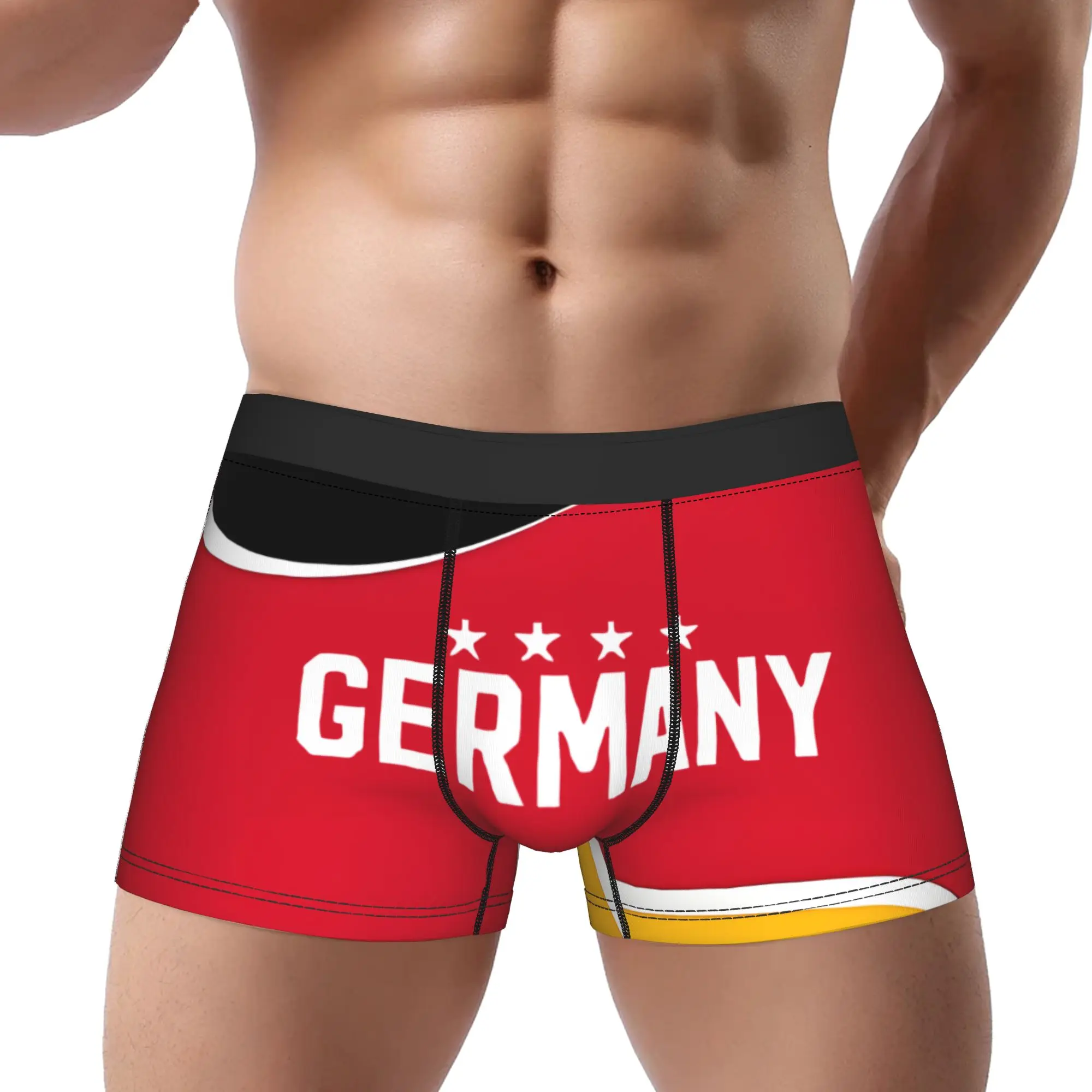 1piece Germany Design Pattern  Underpants Homme Panties Man Underwear Comfortable Shorts