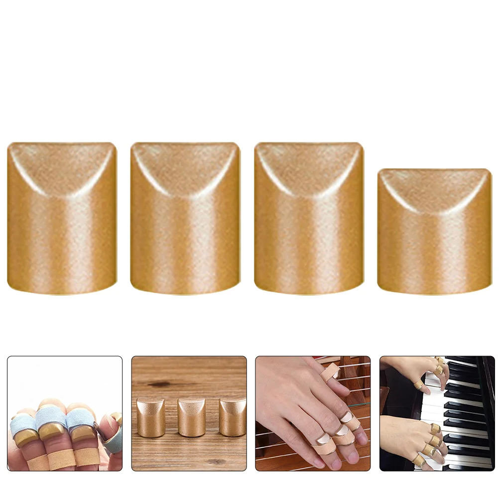 4 Pcs Finger Trainer Piano Exercisers Accessories Musical Instruments Device Trainers for Alloy Posture Correction Tool