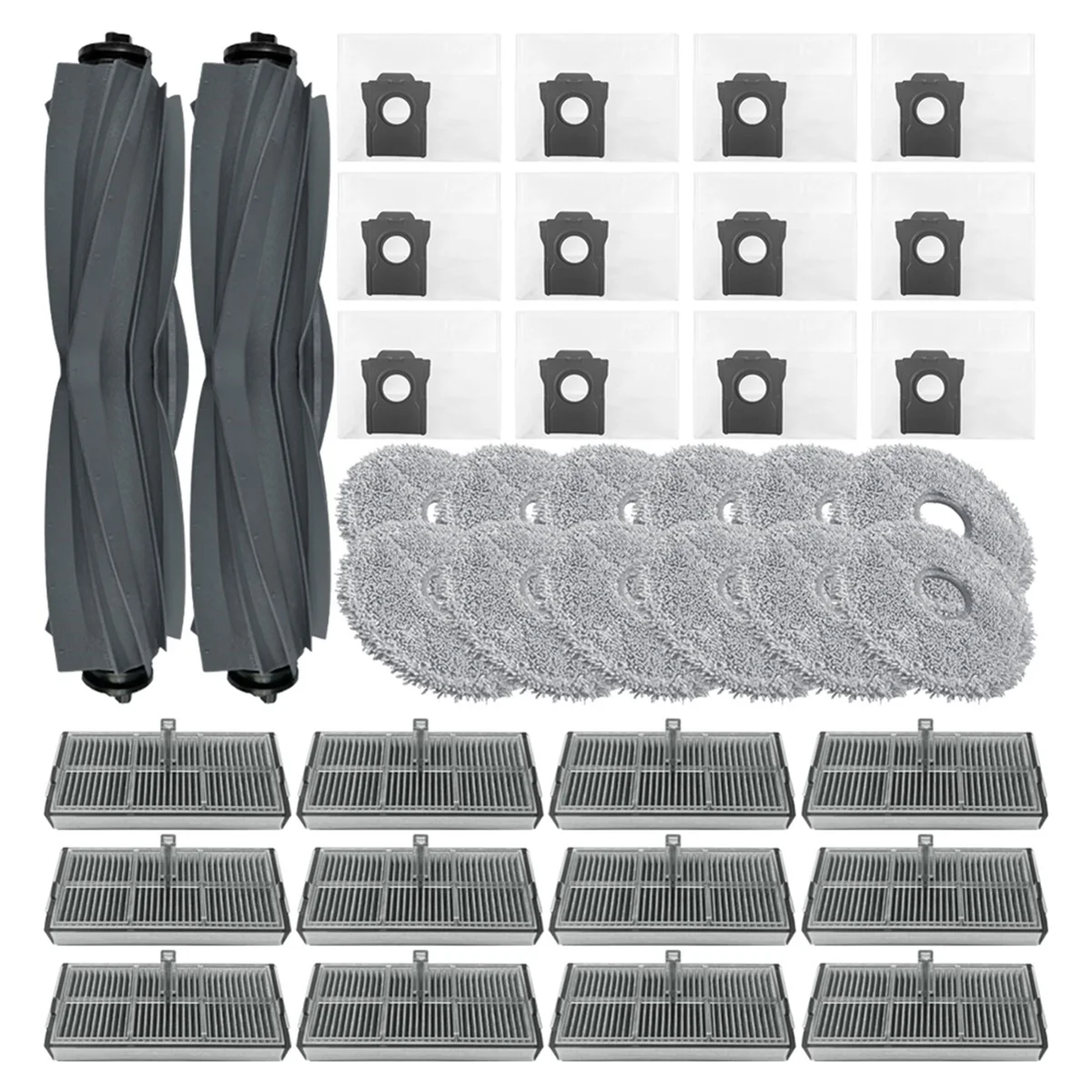

A43I! For X40 Pro Robot Vacuum Cleaner Main Brush Mop Hepa Filter Dust Bag Accessories Replacement Spare Parts