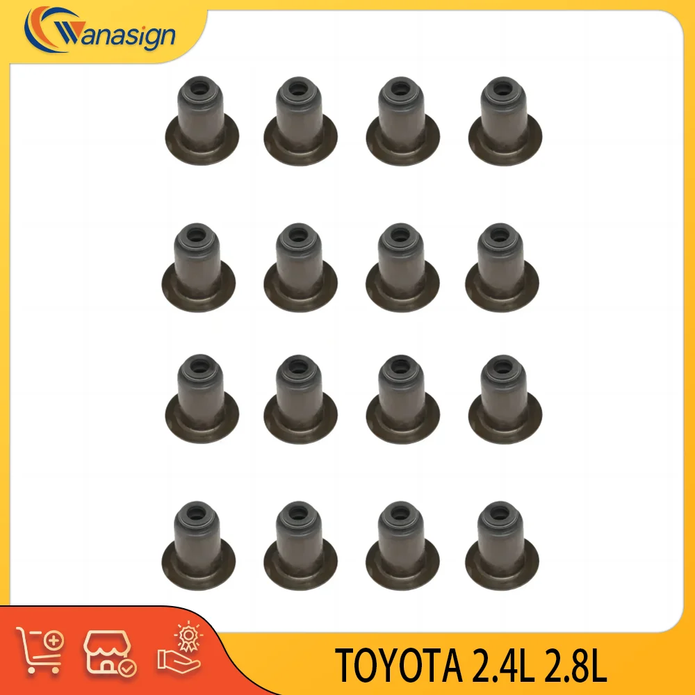 

Engine Valve Stem Seal SET For Toyota FORTUNER HIACE COMMUTER LAND CRUISER PRADO 2.4 2.8 L T Diesel DOHC 2.4L 2.8L 1GDFTV 2GDFTV