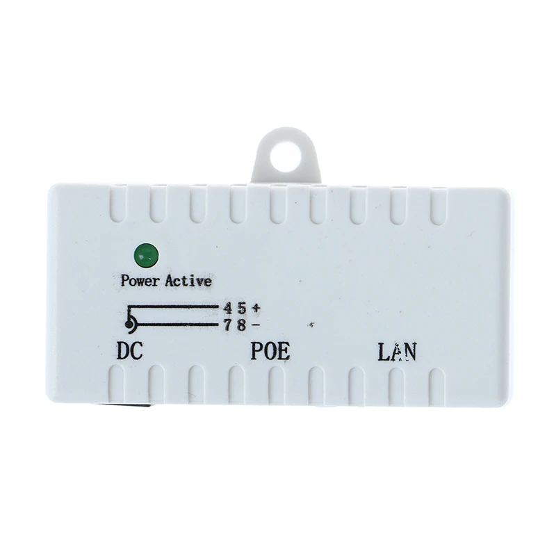 2V - 48V Passive POE injector for IP Camera VoIP Phone Netwrok AP device 10/100 Mbps Camera Network Mount Adapter