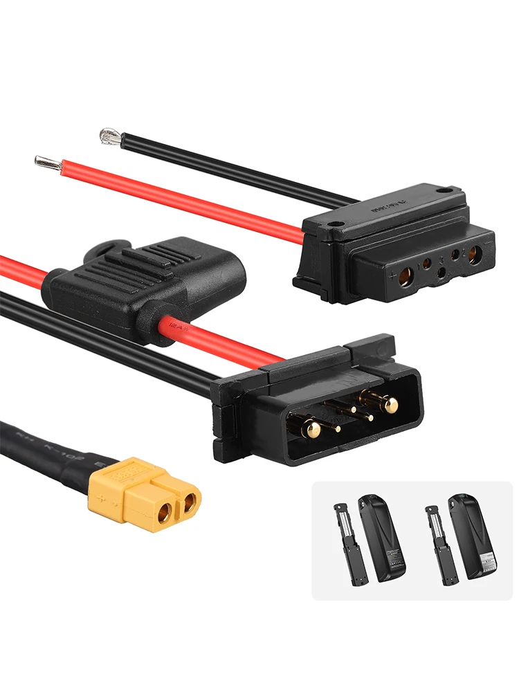 AliExpress varstrom 5PIN 6PIN Male Female Hailong Battery Discharge Connector with 50A Fuse Protection eBike Power Battery Base Replacement Parts