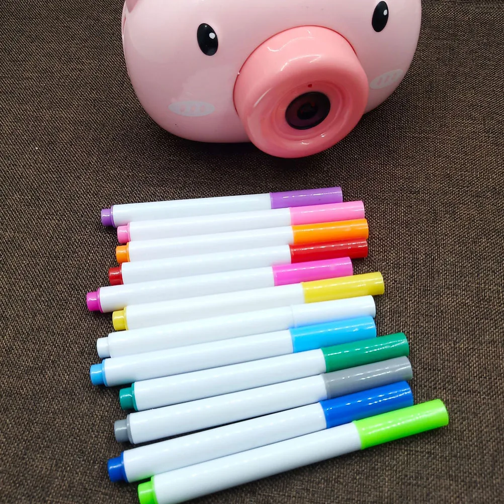 

24 Pcs Quick-drying Fluorescent Lamp Pen Black Board Glass Markers White Chalk Erase Wipeable Erasable Liquid Pens