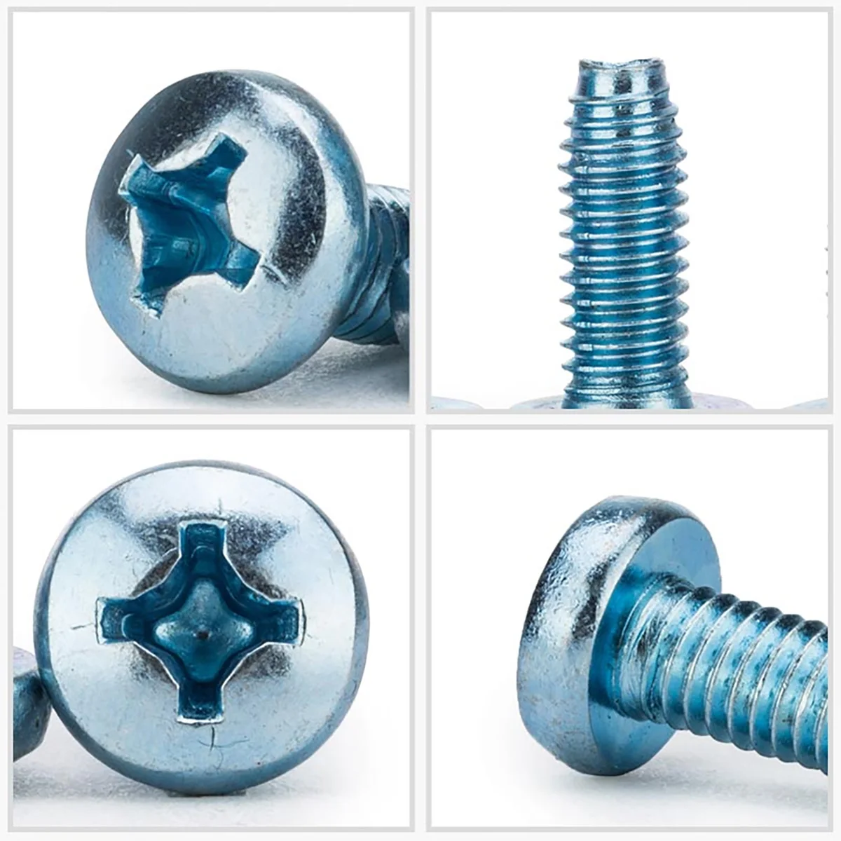 Pan Head Triangle Tooth Self Tapping Locking Screw  M3M4M5M6