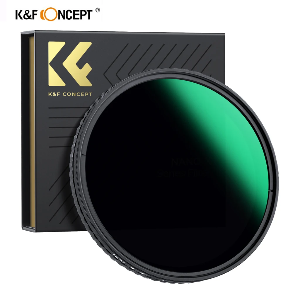 

K&F Concept ND8-ND128 Variable ND Filter NO"X" Spot 52mm 58mm 67mm 72mm 77mm 82mm DSLR Camera Neutral Densityr Lens Filters