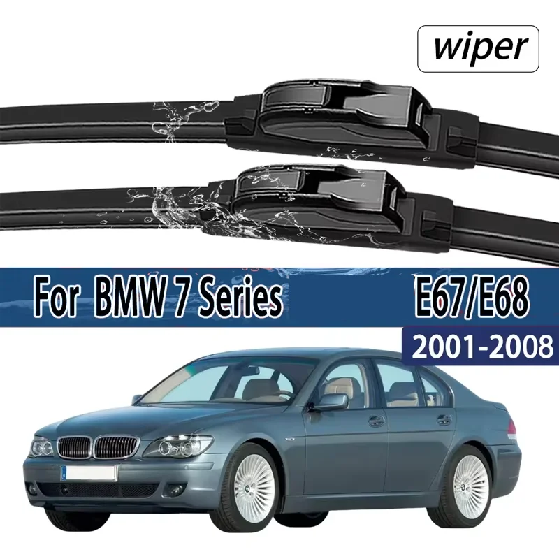 Pour BMW Série 7 E67/E68 2001-2008, nettoyage en profondeur du pare-brise avant, élimination des taches tenaces sur le pare-brise