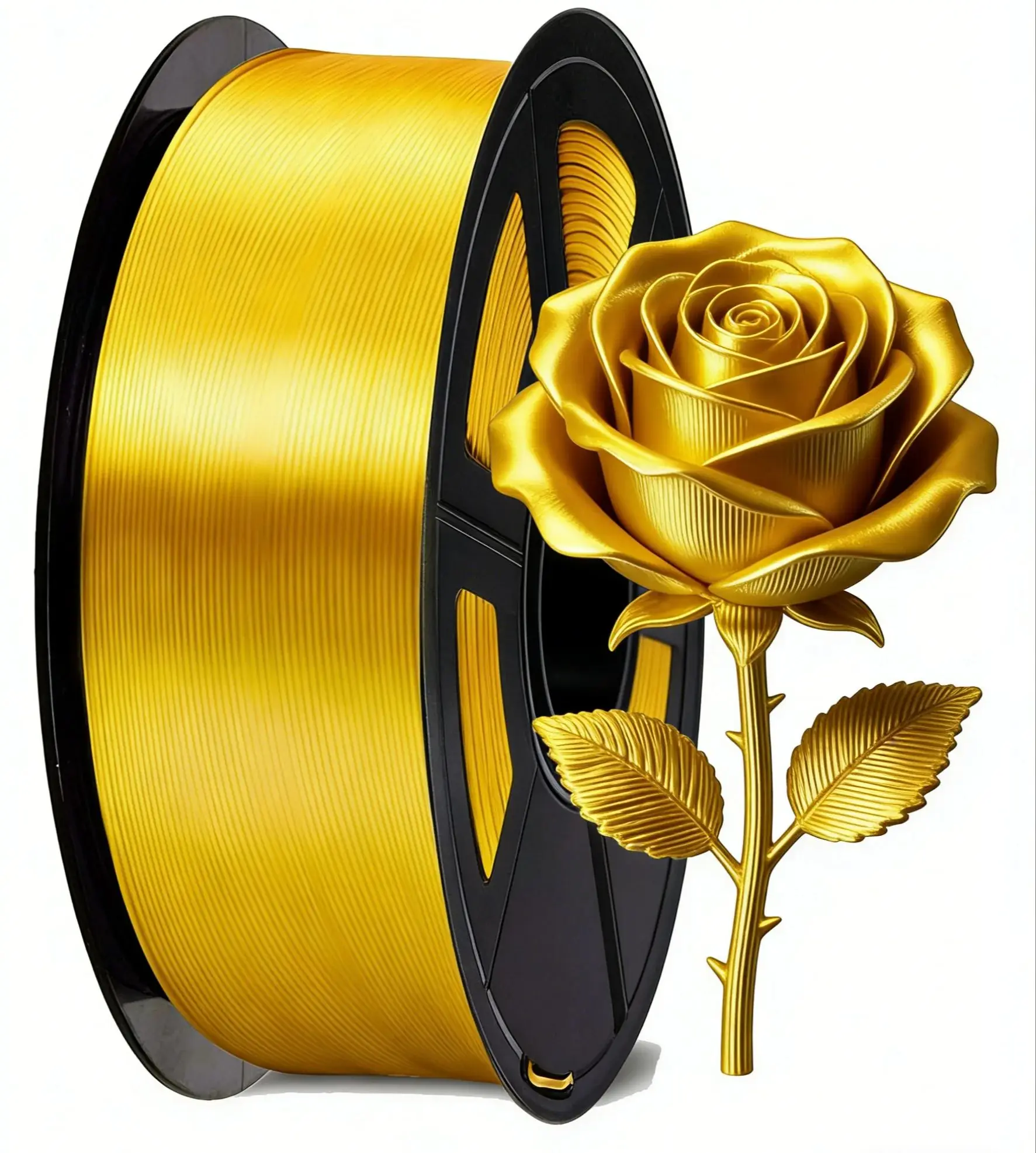 

PLA Silk Gold 3D Printer Filament Bundle 1.75mm Filajoy3D 3D Printing Filament Dimensional Ac 250g for DIY Valentine's Day Gift