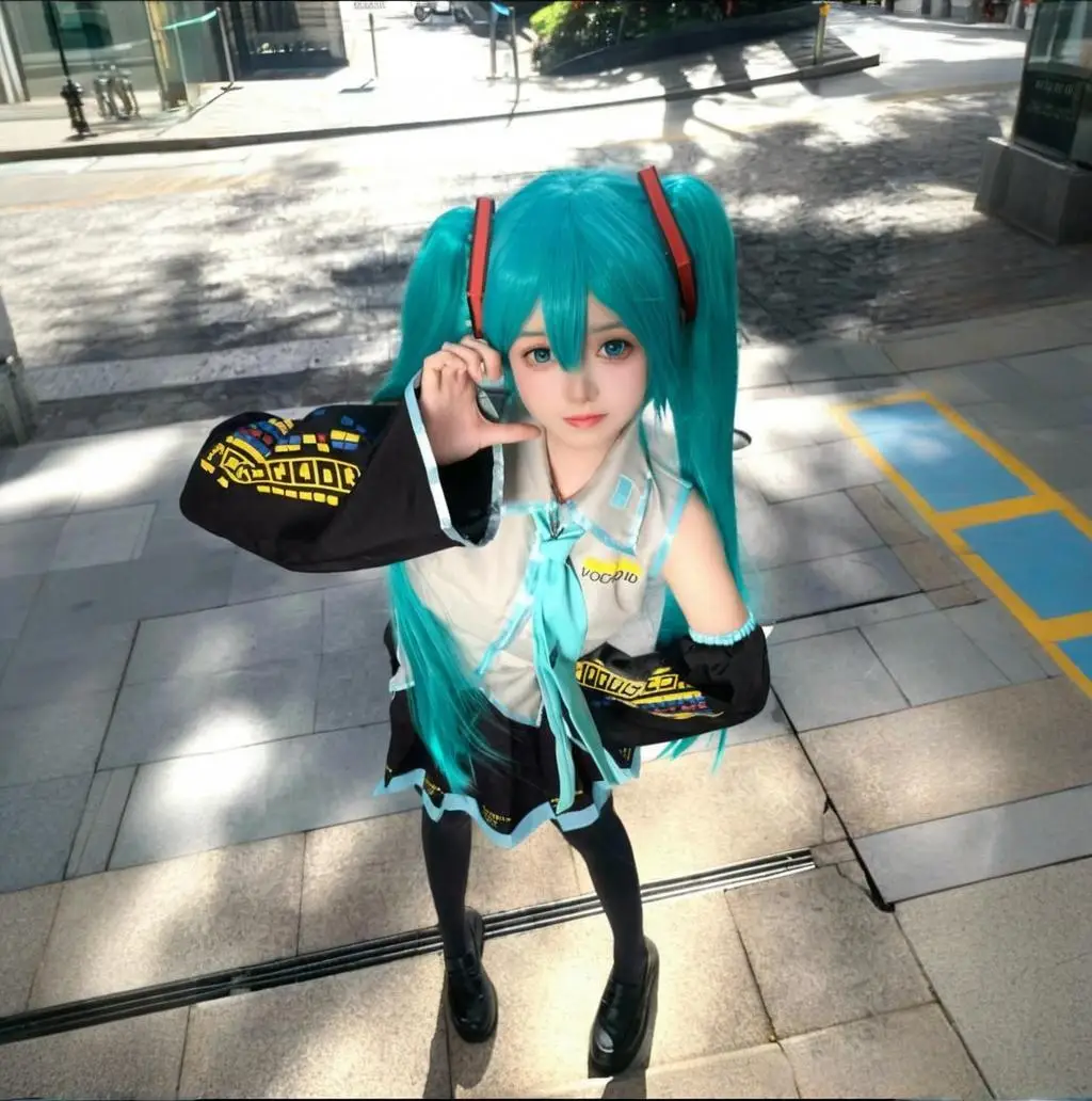 بدلة كوس، بدلة لعب الأدوار للرسوم المتحركة الثانوية، بدلة تنكرية للمعبود الافتراضي، مجموعة كاملة