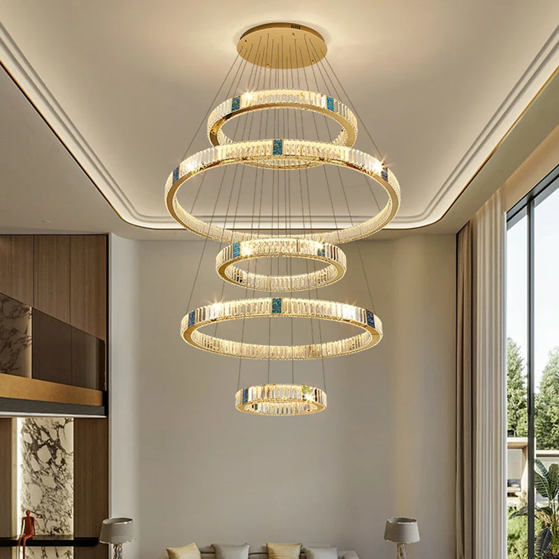 

Nordic home decoration, stair chandelier, living room and dining room Pendant lights, ceiling light, indoor lighting