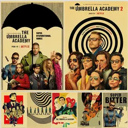 Vintage The Umbrella Academy MoviePosters Canvas Wall Art Painting Poster Home Decor For Living Room Bedroom