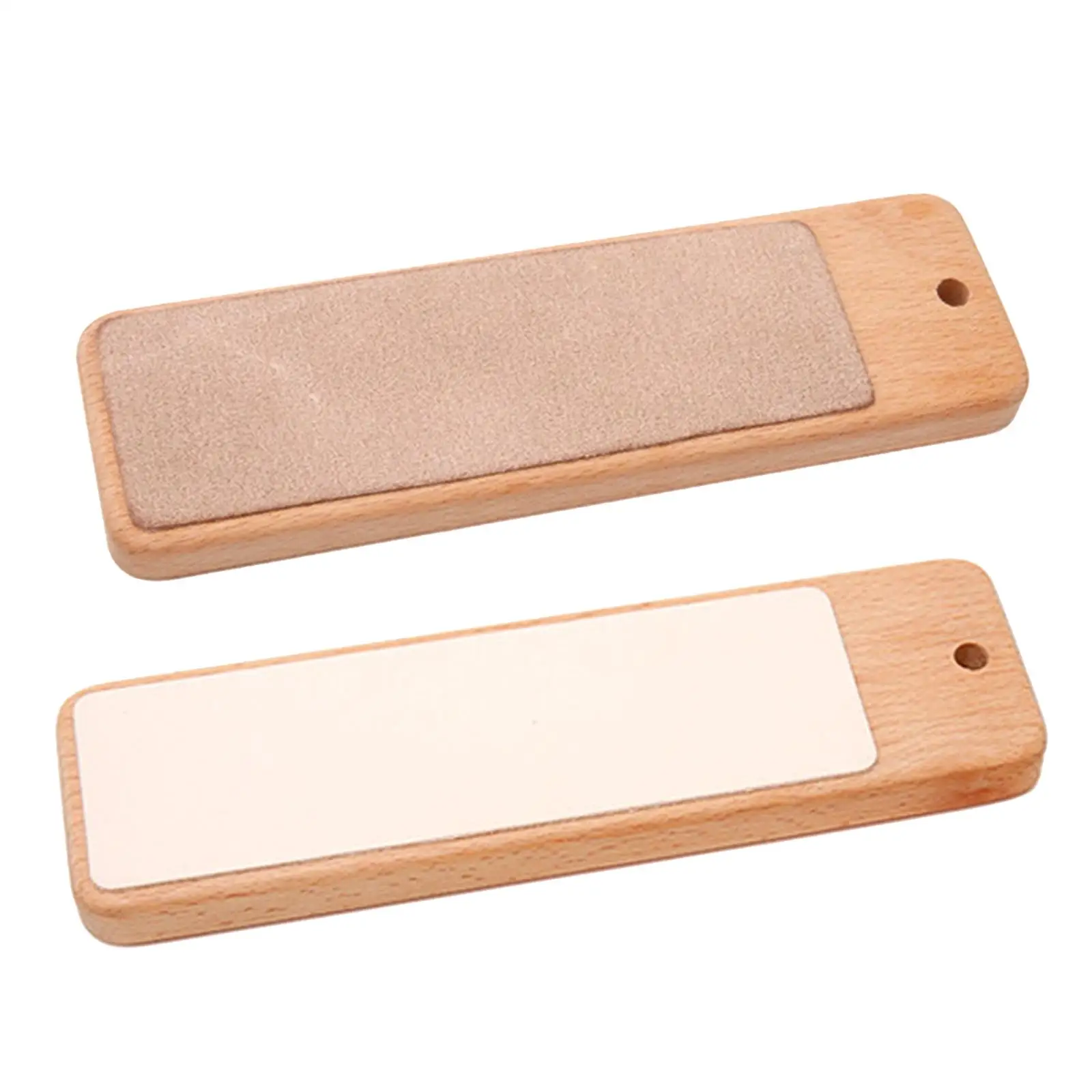 가죽 쉐이빙 스트롭 휴대용 나무 칼 연마 블록 DIY 도구 칼 연마기 목공, 목각 도구용