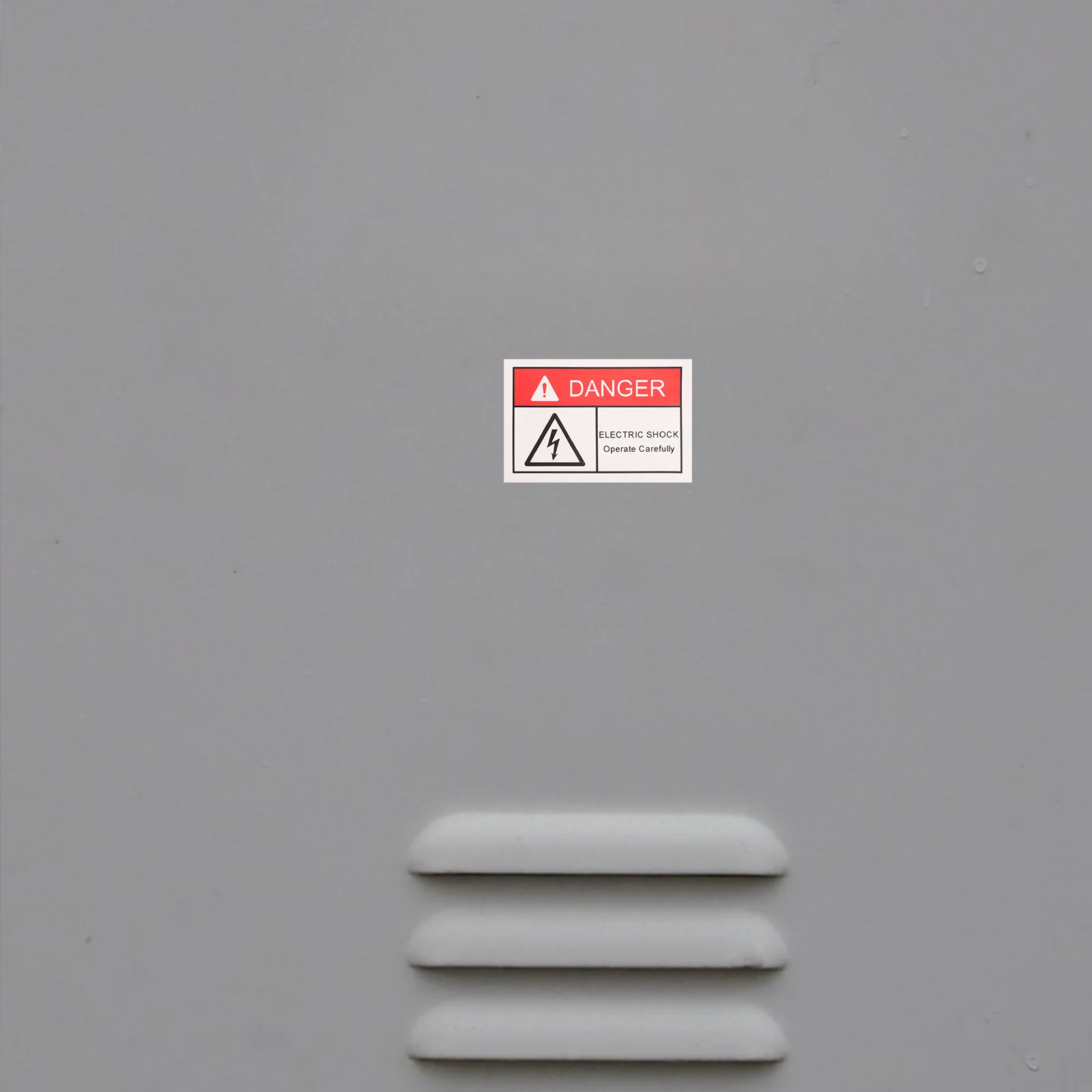

8 Pcs Garage Electricity Warning Labels Stickers Shocks for Sign Synthetic Paper