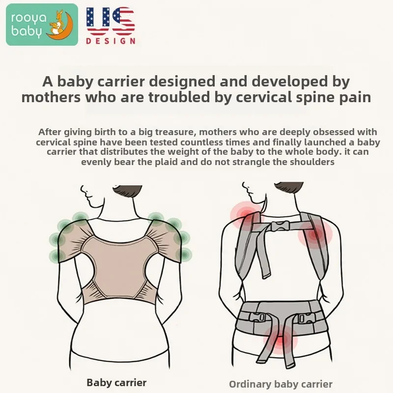 4 مواسم X-شكل لينة مريحة القماش التفاف الناقل المناشف تنفس المحمولة مقعد الورك ميزة طوي سهلة لارتداء حزام الطفل