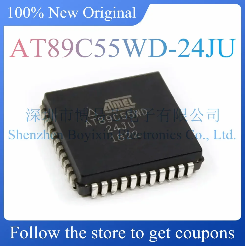 

NEW AT89C55WD-24JU Original Product PLCC-44