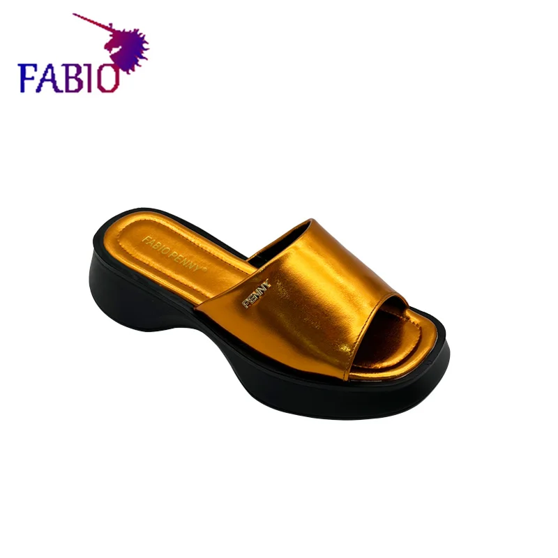 FABIO PENNY\'s latest fashion Matsuke Platform Cool slippers Open toe elegant slippers for women