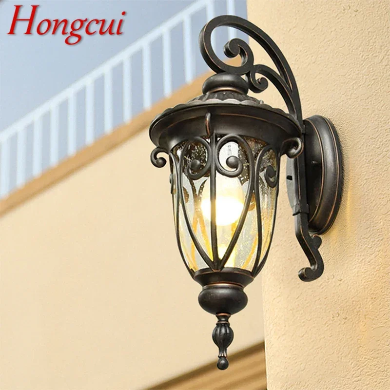 

Hongcui Contemporary LED Outdoor Wall Lamps Electric Simplicity Waterproof Balcony Hallway Courtyard Villa Gate Hotel