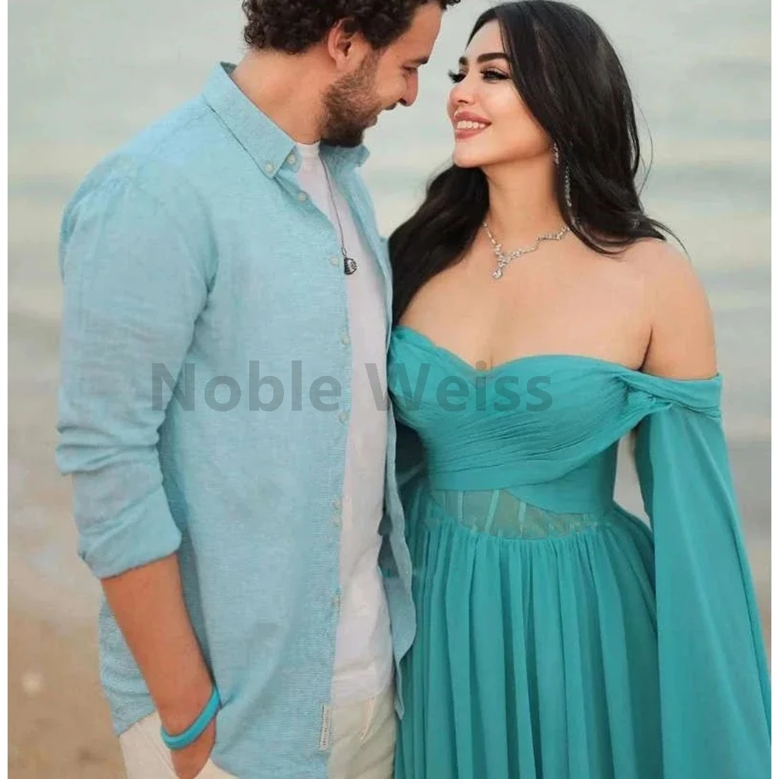 فستان سهرة شيفون على شكل قلب على شكل حرف a للحفلات الراقصة فساتين حفلات أنيقة للنساء حسب الطلب